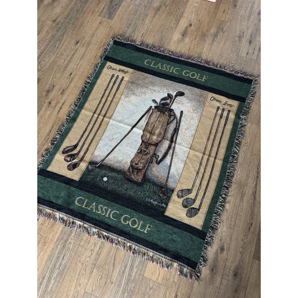 Classic‎ Golf Tapestry Throw Blanket